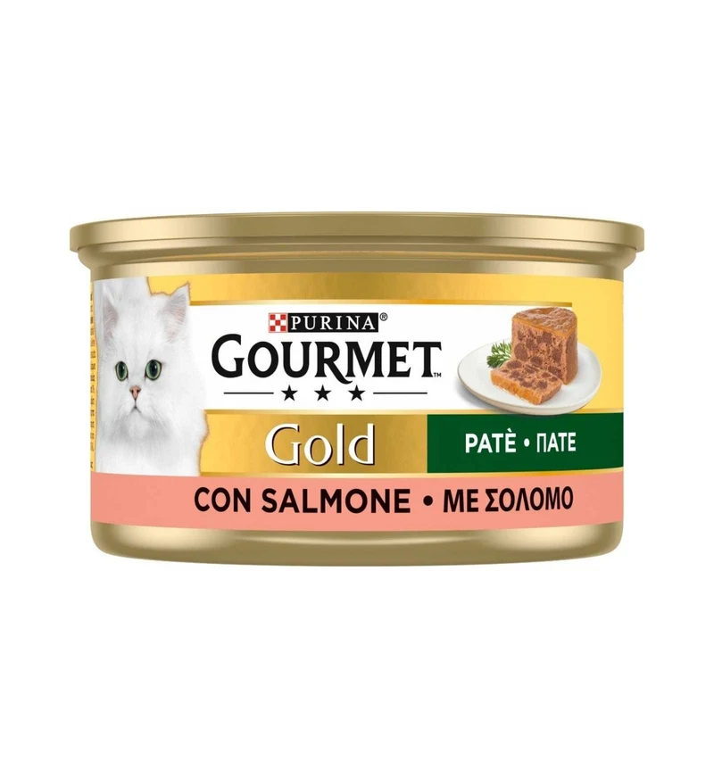 PURINA GOURMET GOLD GATTO PATE' AL SALMONE DA 85 GR