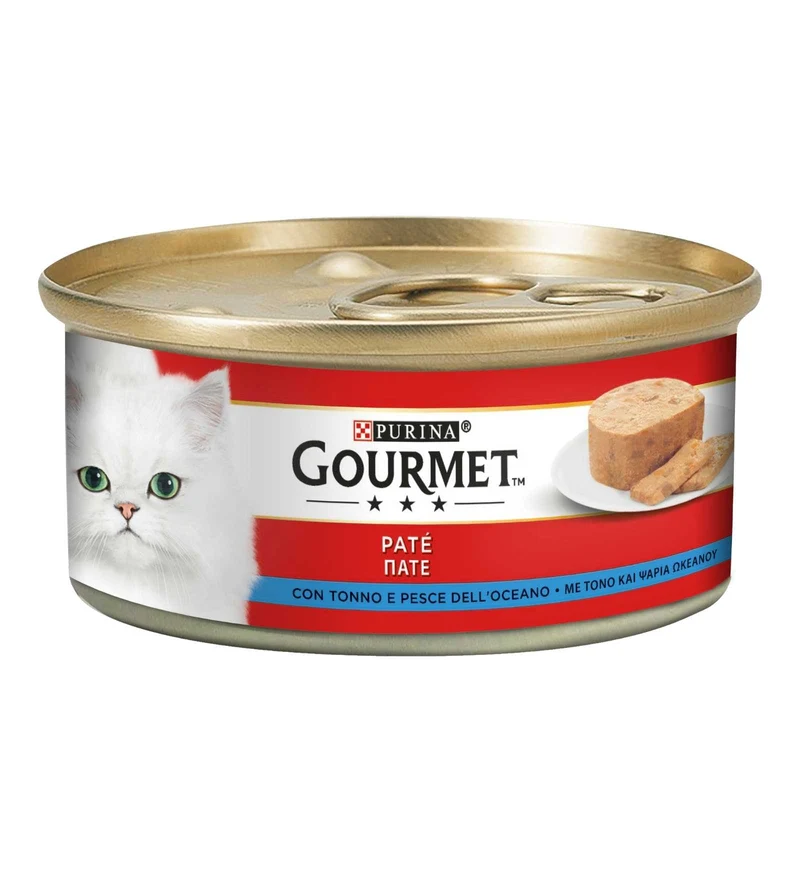 PURINA GOURMET GATTO AL TONNO E PESCE OCEANICO DA 195 GR IN LATTINA