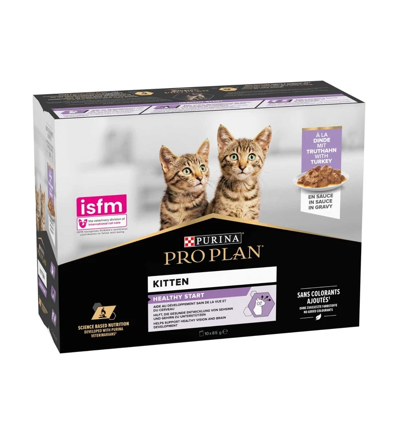 PURINA PRO PLAN GATTO KITTEN AL TACCHINO 10 BUSTE DA 85 GR