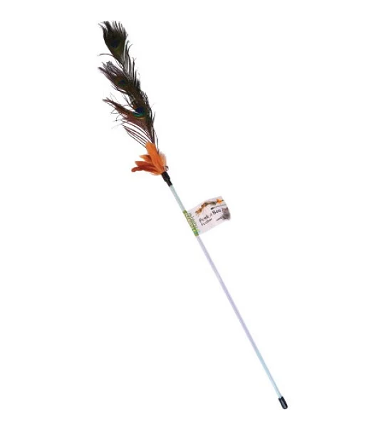 Nutrapet Peek A Boo Wand Toy for Cats 85cm
