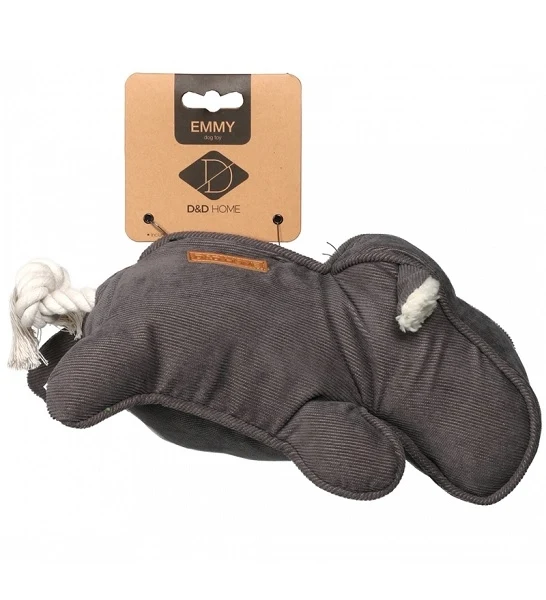 D&D Corduroy Emmy Plush Toy for Dogs 30x14cm
