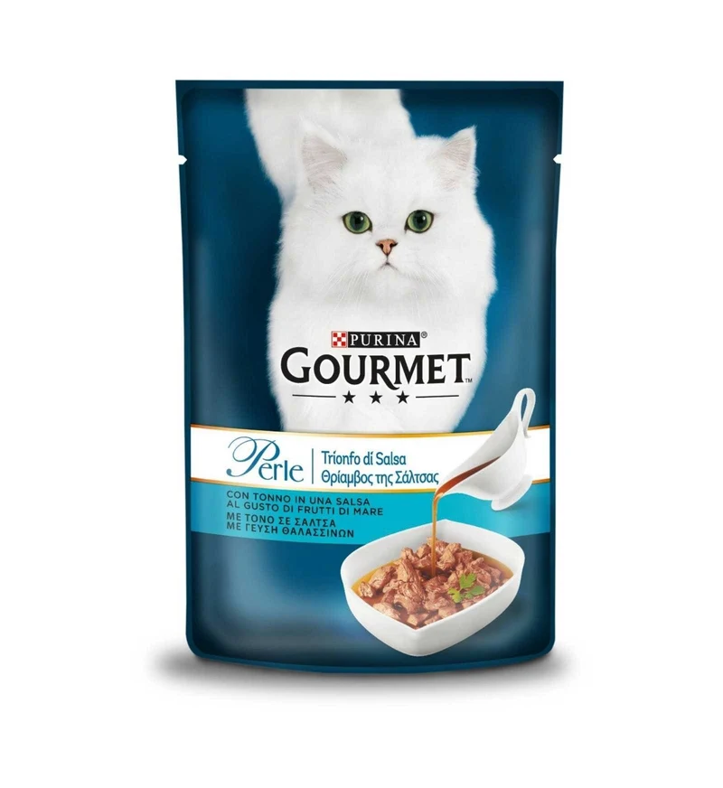 PURINA GOURMET PERLE GATTO TRIONFO DI SALSA CON TONNO DA 85 GR IN BUSTINA