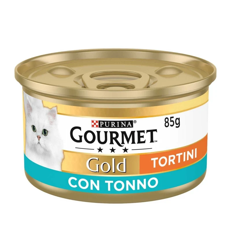PURINA GOURMET GOLD GATTO TORTINI AL TONNO DA 85 GR IN LATTINA