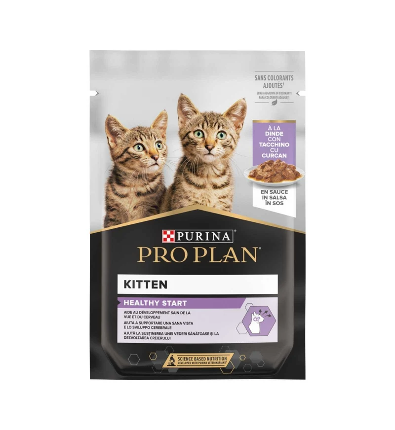 PURINA PRO PLAN GATTO KITTEN AL TACCHINO IN SALSA DA 85 GR IN BUSTA