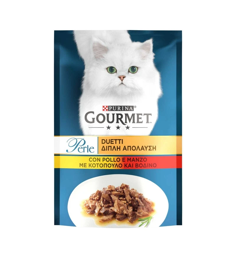 PURINA GOURMET PERLE GATTO AL POLLO E MANZO DA 85 GR IN BUSTA