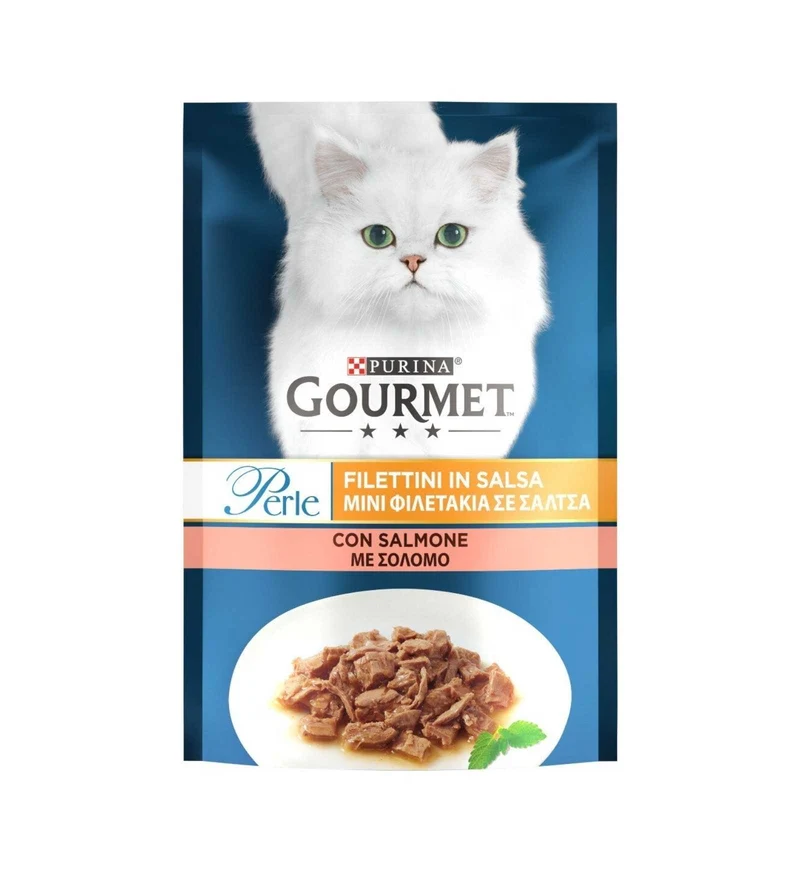 PURINA GOURMET PERLE GATTO AL SALMONE DA 85 GR IN BUSTA