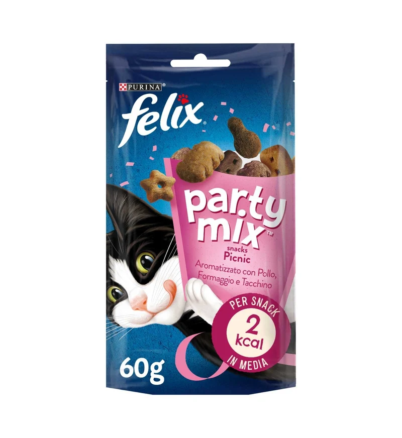 PURINA FELIX SNACK GATTO PARTY MIX PICNIC DA 60 GR