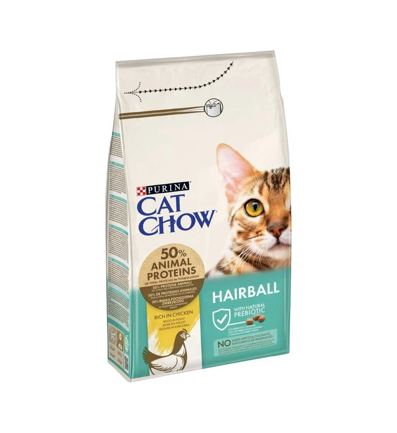PURINA CHOW CAT GATTO ADULT HAIRBALL CONTROL DA 1,5 KG