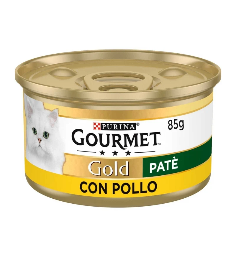 PURINA GOURMET GOLD GATTO PATE' AL POLLO DA 85 GR IN LATTINA