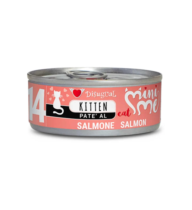 DISUGUAL GATTO KITTEN AL SALMONE DA 85 GR IN LATTINA