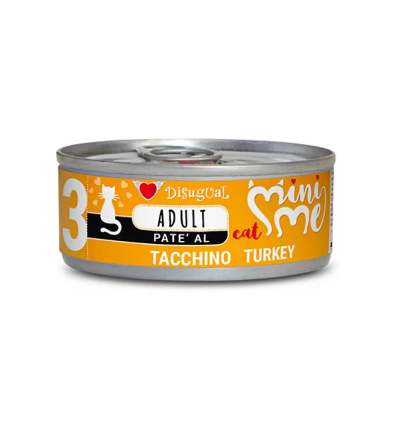 DISUGUAL GATTO PATE' AL TACCHINO DA 85 GR IN LATTINA