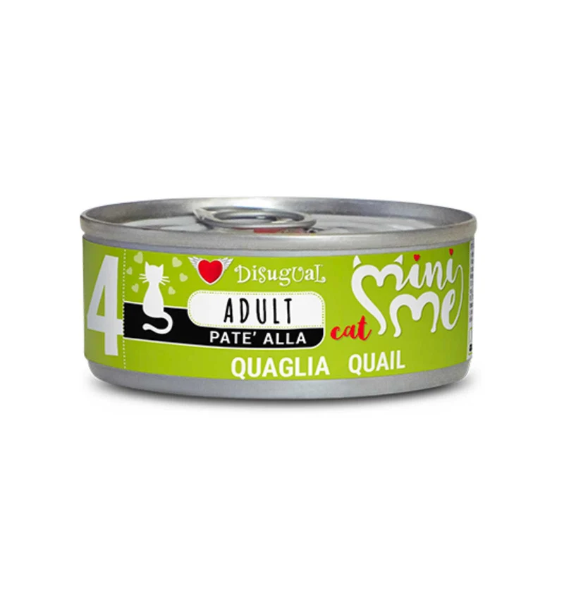DISUGUAL GATTO PATE' ALLA QUAGLIA DA 85 GR IN LATTINA