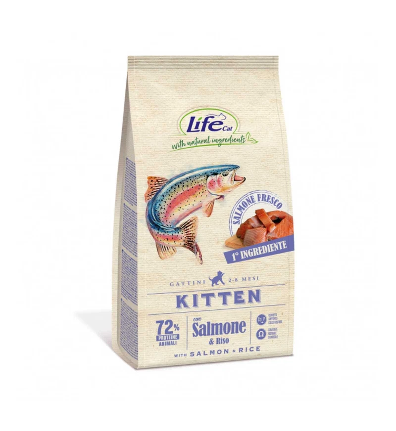 LIFEPETCARE GATTO KITTEN CON SALMONE