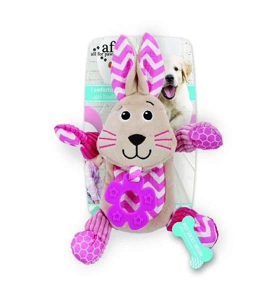 all for paws Little Buddy Comforting Bunny Toy for Dogs 4x25x35cm