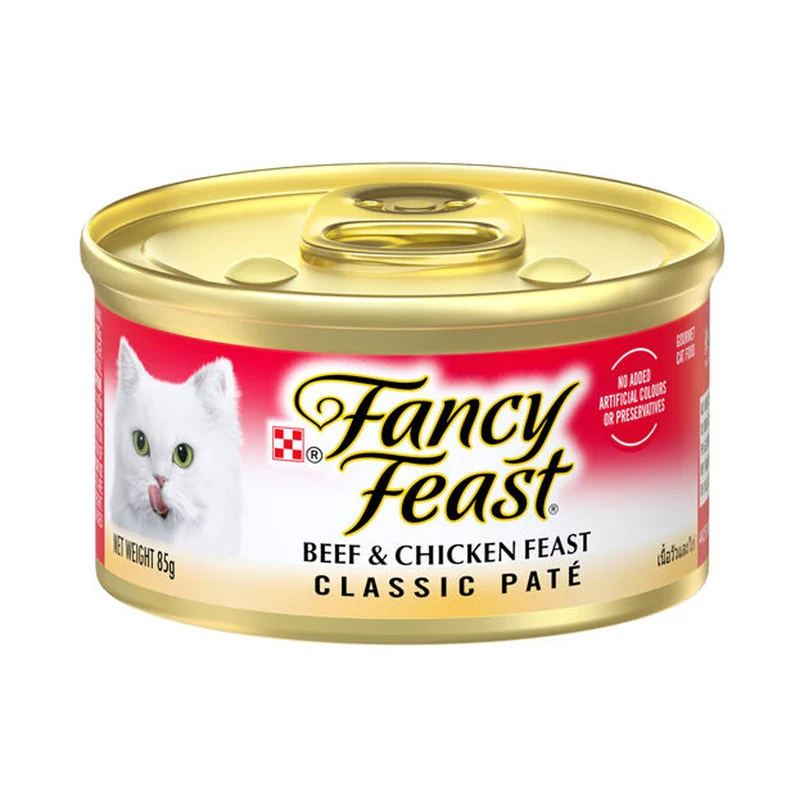 PURINA Fancy Feast Beef & Chicken Classic Pate Wet Cat Food 85G