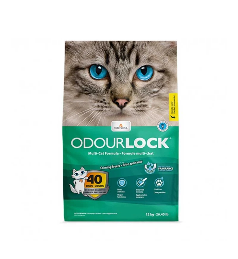 INTERSAND GATTO LETTIERA AGGLOMERANTE ODOURLOCK CALMING BREEZE