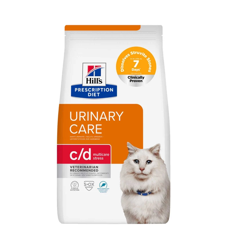 HILL'S PRESCRIPTION DIET GATTO C/D URINARY CARE STRESS AL PESCE