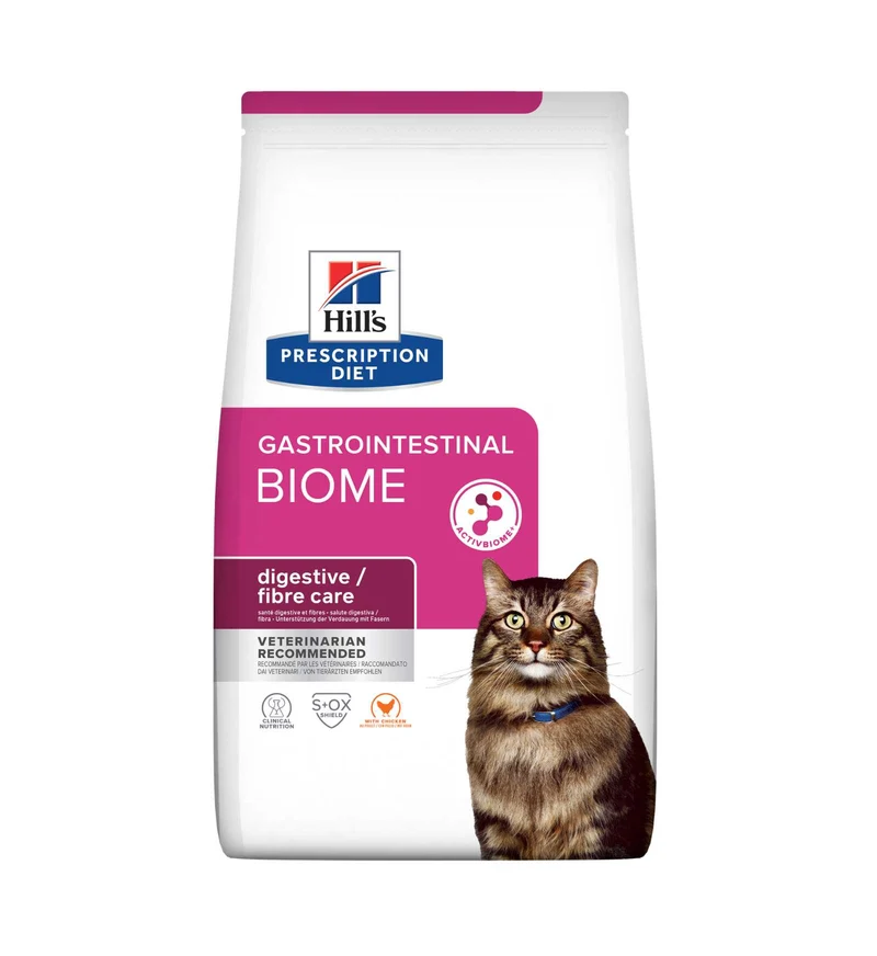 HILL'S PRESCRIPTION DIET GATTO GASTROINTESTINAL BIOME DIGESTIVE / FIBRE CARE AL POLLO