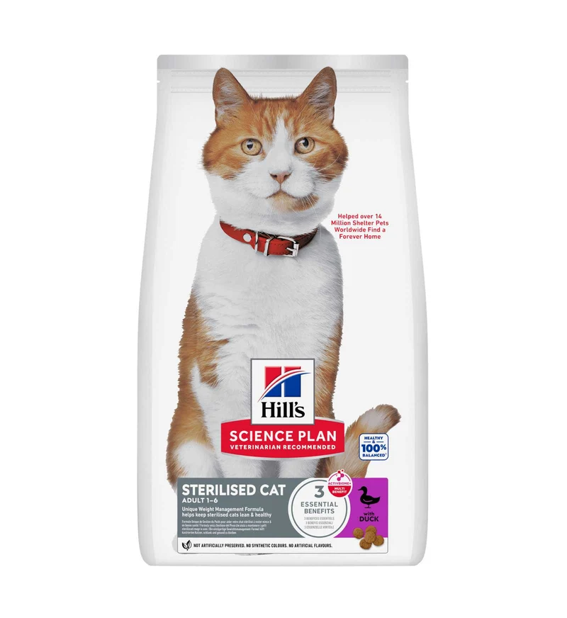 HILL'S SCIENCE PLAN GATTO ADULT STERILIZZATO ALL' ANATRA