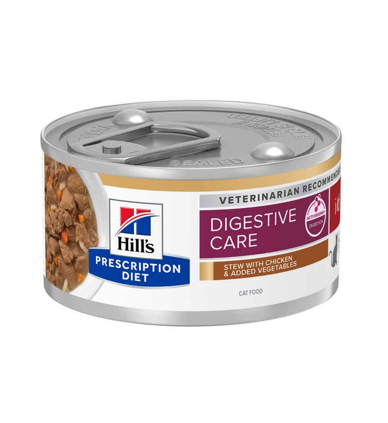 HILL'S PRESCRIPTION DIET GATTO I/D CON SPEZZATINO DI POLLO E VERDURE DA 82 GR IN LATTINA