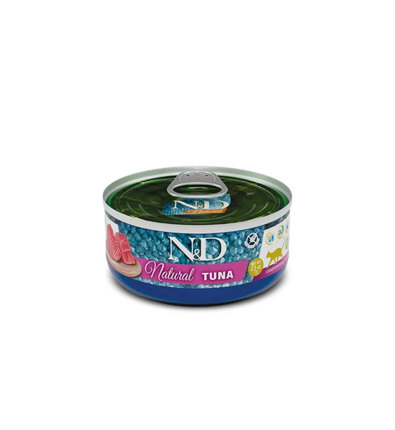 FARMINA N&D DELICIOUS NATURAL GATTO TONNO DA 140 GR IN LATTINA