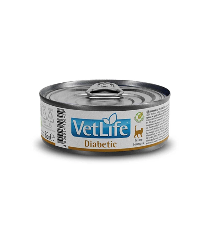 FARMINA VET LIFE GATTO DIABETIC DA 85 GR IN LATTINA