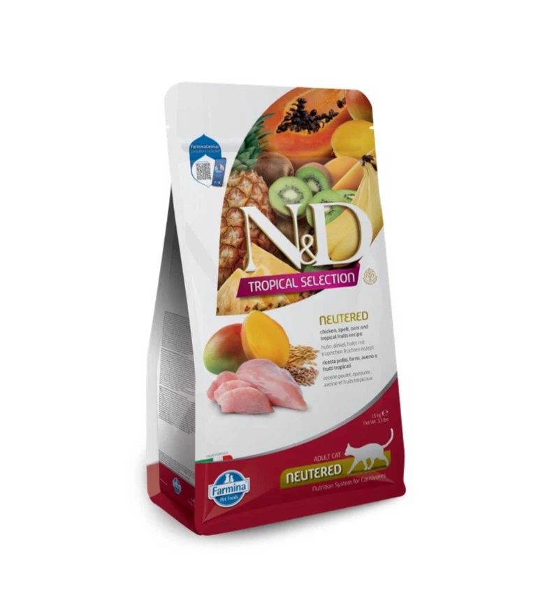 FARMINA N&D TROPICAL SELECTION GATTO NEUTERED POLLO
