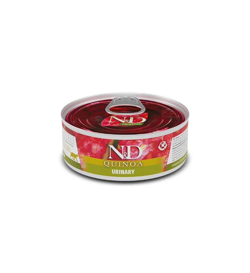 FARMINA N&D DELICIOUS GRAIN FREE GATTO QUINOA URINARY DA 80 GR IN LATTINA