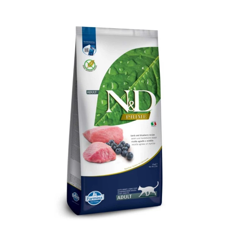 FARMINA N&D PRIME GATTO ADULT AGNELLO E MIRTILLO