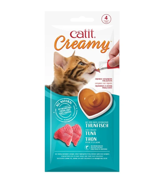 Catit Creamy Lickable Tuna Cat Treats 40G