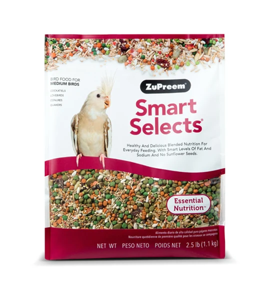 ZuPreem Smart Selects Cockatiels Food 2.5lb