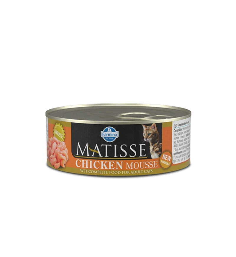 FARMINA MATISSE GATTO MOUSSE AL POLLO DA 85 GR IN LATTINA