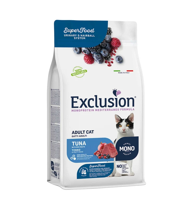 EXCLUSION GATTO NOBLE GRAIN MONOPROTEICO ADULT TONNO