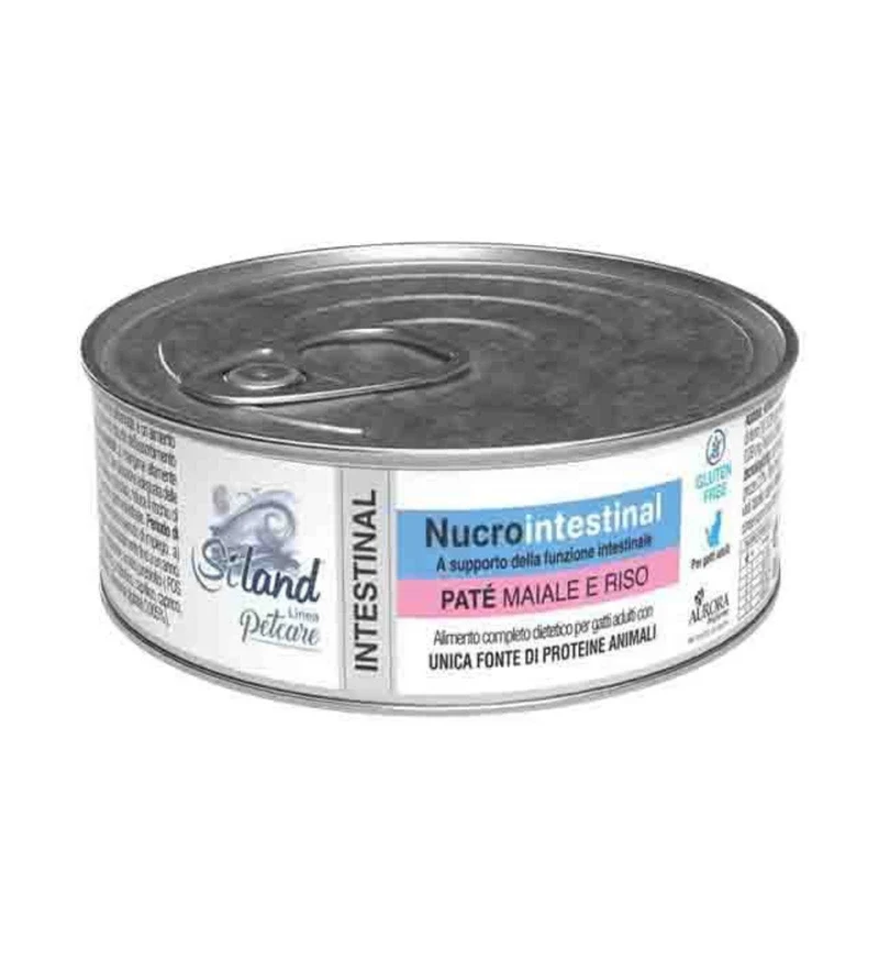 AURORA BIOFARMA SILAND GATTO NUCROINTESTINAL MAIALE E RISO 85 GR