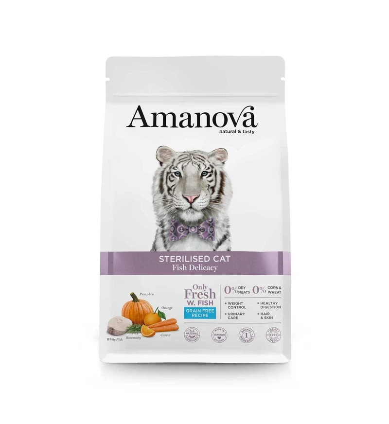AMANOVA GATTO STERILIZZATO PESCE DELICACY