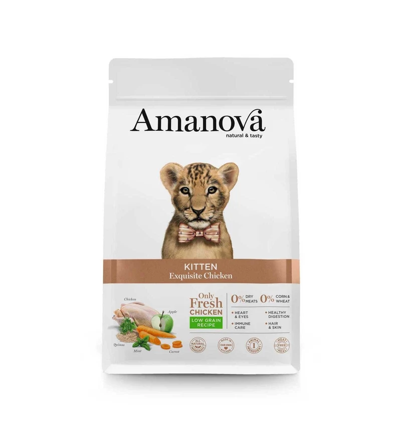 AMANOVA GATTO KITTEN EXQUISITE AL POLLO