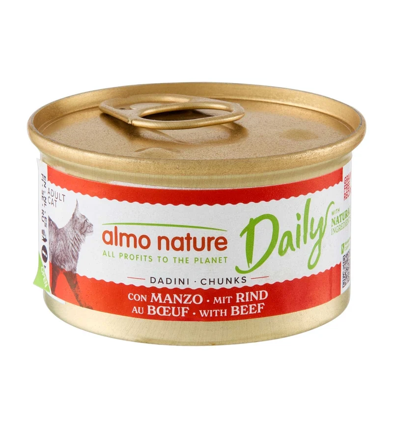 ALMO NATURE GATTO DAILYMENU DADINI CON MANZO DA 85 GR IN LATTINA