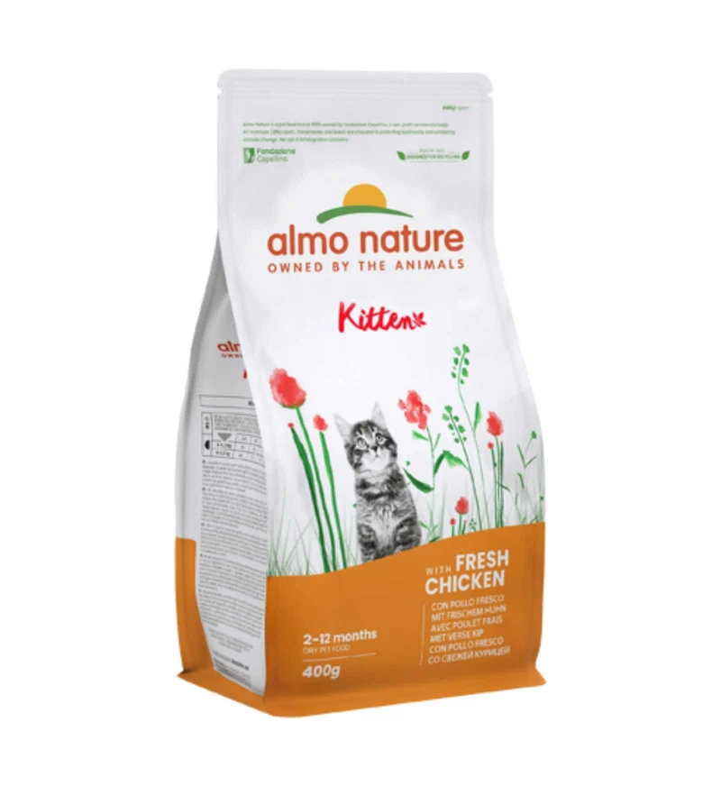 ALMO NATURE GATTO HOLISTIC KITTEN CON POLLO E RISO