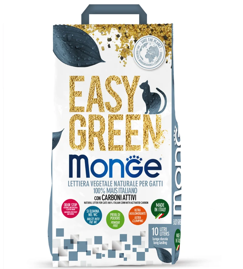 Monge - Easy Green - Mais e Carboni Attivi - 3.8kg