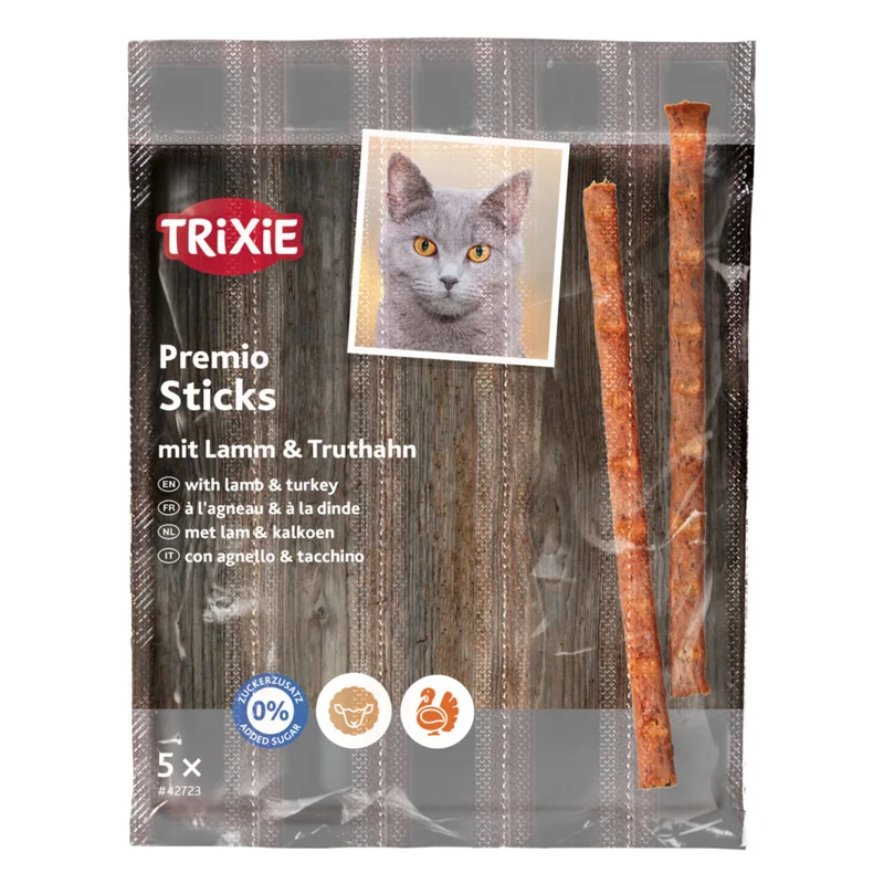 Trixie Premio Stick Quintett Lamb & Turkey Cat Treats 5X5G