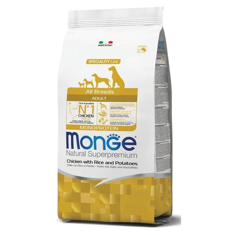 Monge - Natural Superpremium - All Breeds Adult - Pollo - 12 kg