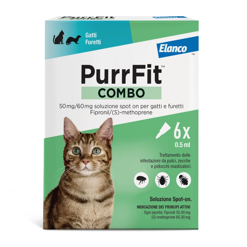 Elanco - Purrfit Combo - Gatti - 6 pipette