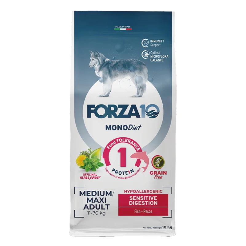 Forza 10 - MonoDiet - Maxi/Maxi - Sensitive Digestion - 10kg