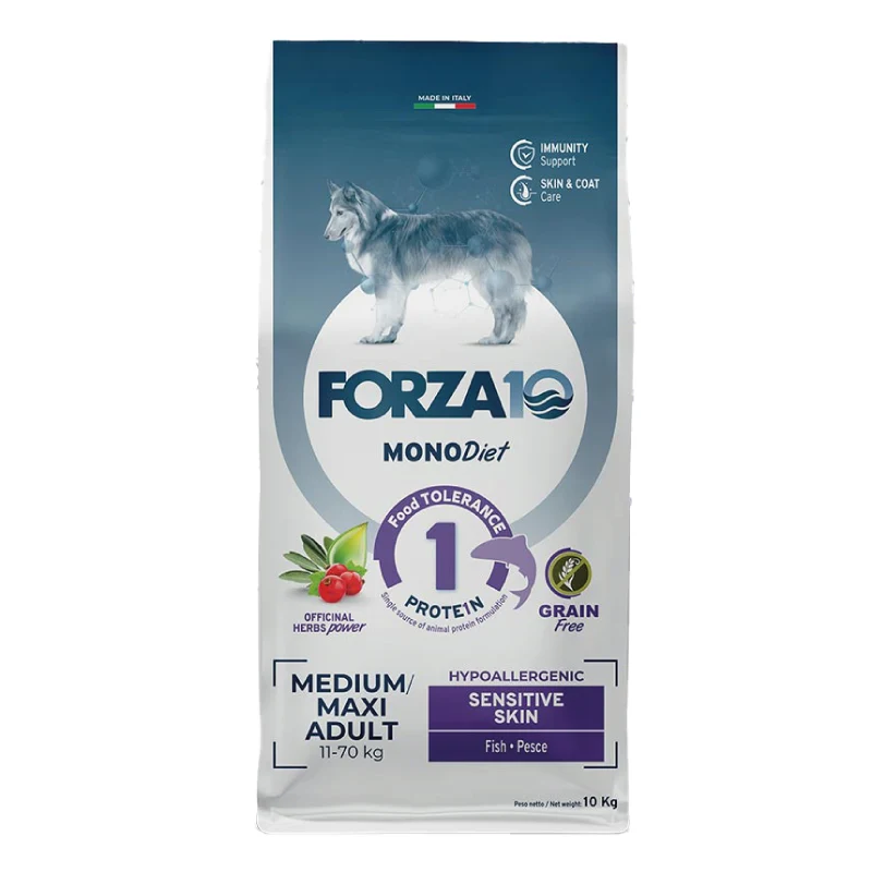 Forza 10 - MonoDiet - Medium/Maxi - Sensitive Skin - 10kg