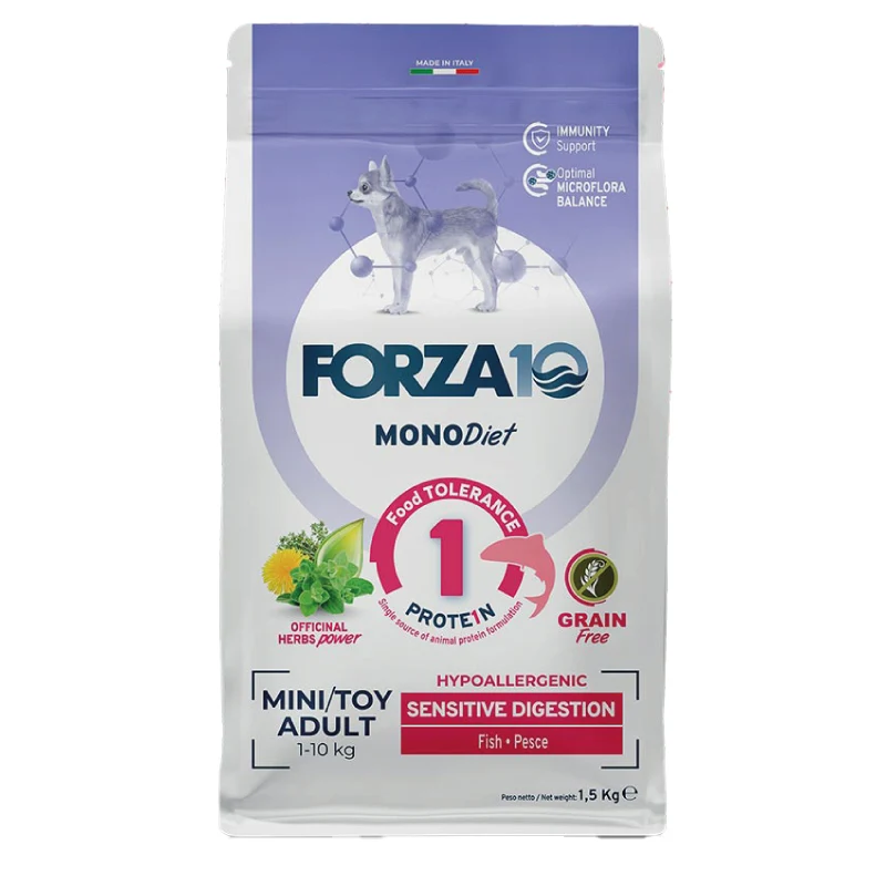 Forza 10 - MonoDiet - Mini&Toy - Sensitive Digestion - 1.5kg