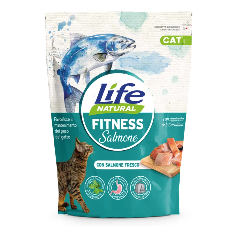 Life Cat - Natural - Fitness - Salmone - 800gr