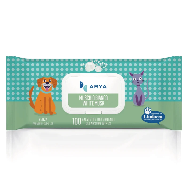 Arya - Salviette Igieniche - Muschio Bianco - da 100 salviette