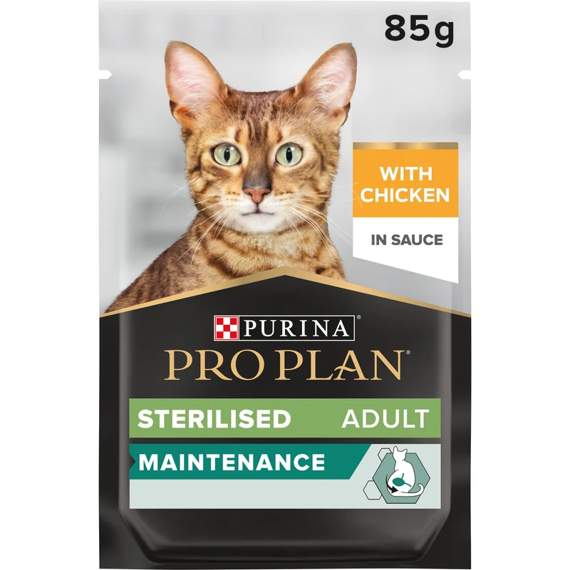 Purina Pro Plan Sterilised Adult Chicken in Gravy Wet Cat Food 85G
