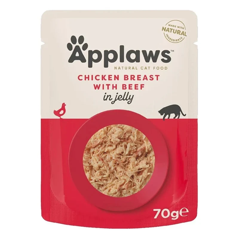 Applaws Chicken Breast with Beef in Jelly Wet Cat Food 70G