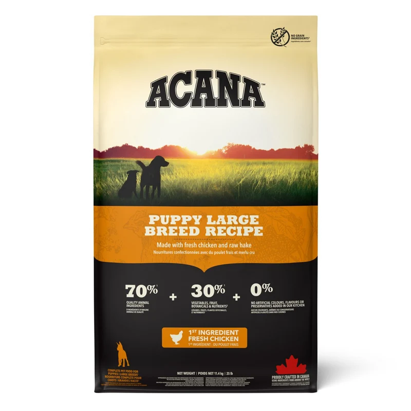 Acana Large Breed Puppy Protein-Rich Grain-Free Dry Dog Food 11.4KG